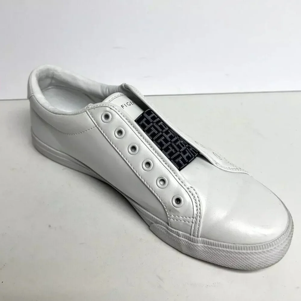 Tommy Hilfiger Womens Laven Sneaker White Size 10 M